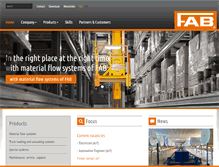 Tablet Screenshot of fab-materialfluss.de